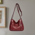 thumbnail image 4 of Bolso de hombro para mujer, bolso de trabajo, correa ajustable Lady Zip, bolsos y bolsos de gran capacidad, bolsos Rojo Macarena Bolso monedero, 4 of 7