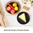 thumbnail image 3 of 18 PCS Wheat Straw Plates, 8.9 Inches Lightweight Unbreakable Deep Dinner Plates, Reusable Plastic Plates Microwave Safe Plates for Restaurant Party Home, 3 of 6