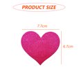 thumbnail image 2 of 10 pares de cubiertas para pezones con purpurina, pastas desechables para senos, pastas invisibles autoadhesivas para mujeres y niñas-7,7*6,7 CM, 2 of 5