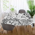 thumbnail image 5 of Yayeee Tablecloths for Rectangular Tables 60 x 60 inch Party Table Cover, Rainbows Clouds, 5 of 6