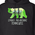 thumbnail image 3 of Inktastic Smoky Mountains, Tennessee Mountains and Bear Shape Adult Hoodie Sweatshirt, 3 of 4
