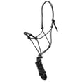 thumbnail image 2 of Yearling Cowboy Knot Halter & Lead (Black), 2 of 2