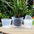 Simple Transparent Breathable Plastic Hard Plant Cup Of Orchid