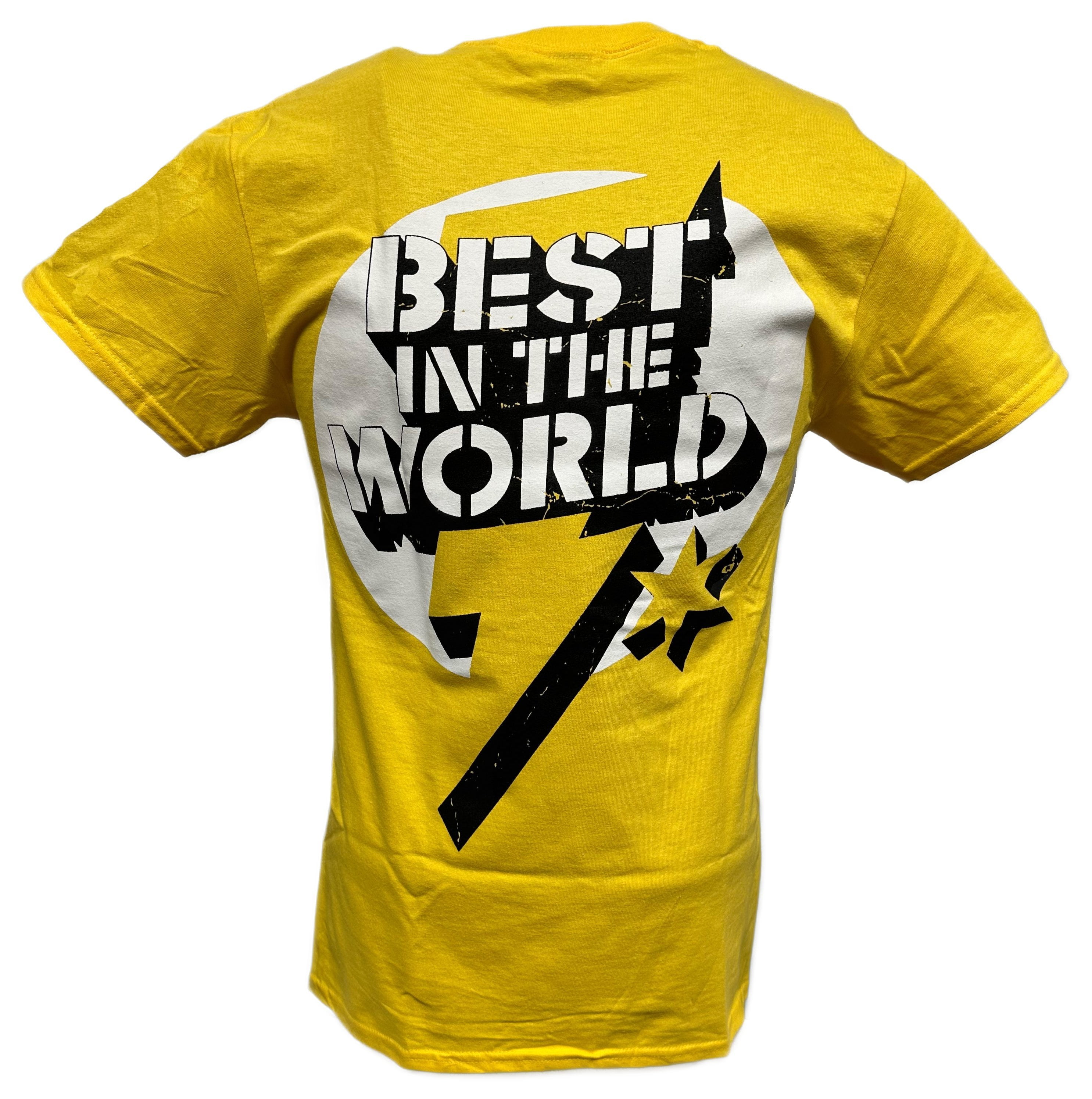 cm punk yellow shirt