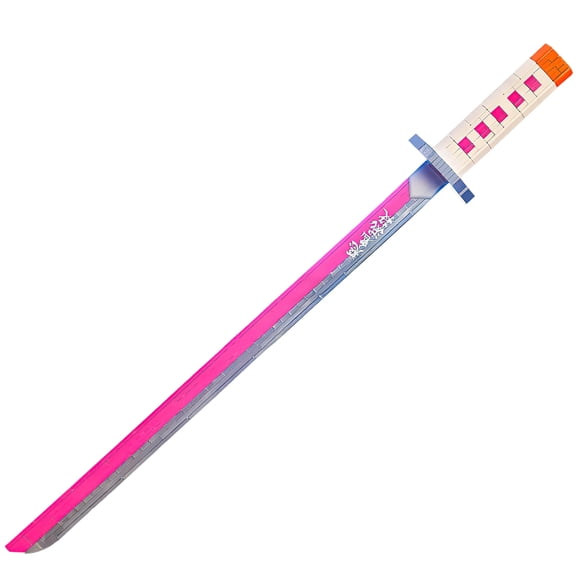 HI-REEKE Anime Demon Sword Building Set Slayer Kanao Tsuyuri Katana Building Kit Toy Pink