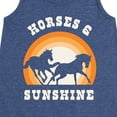 thumbnail image 3 of Instant Message - Horses And Sunshine - Toddler & Youth Girls A-line Dress, 3 of 6