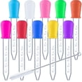 thumbnail image 1 of Pipetas líquidas HiMo de silicona de 5 ml, paquete de 10 con cepillo, 1 of 6