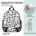 thumbnail image 5 of Artistic Cat Print Student Backpack – Funny Cat Illustration With Hand-Drawn Cat Graphic And Vintage Cat Design, 5 of 6