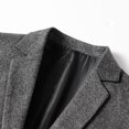 thumbnail image 2 of SWSMCLT Men's Single Breasted Blazer Casual Blazer Jacket Business Casual Suit Jacket Cozy Two Button Grey 40, 2 of 5