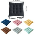 thumbnail image 6 of Dbuoem Seat Cushion with Straps Fully Filled Breathable Prevents Deformation Lumbar Support Seat Cushion Pain Relief Seat Pad, 6 of 8