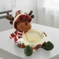 thumbnail image 6 of Christmas Reindeer Candy Basket Fruit Basket Decoration Desktop Ornament - Charming Basket for Christmas, Great for Displaying Treats, 6 of 6
