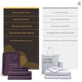 thumbnail image 2 of SGI Bedding 1000 TC Egyptian Cotton Bed Sheet Set - King Size Sheets 1000 Count Sheets for King Size Bed - Soft, Durable Sheets Cotton Sheets in 1000 TC 18" Deep Plum, 2 of 7