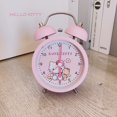 thumbnail image 1 of Sanrio-reloj despertador silencioso con forma de corazón para dormitorio, dispositivo con alarma de Hello Kitty, Cinnamorol, para mesita de noche, para chica, Kuromi My Melody, 1 of 4