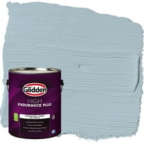Glidden HEP Interior Paint   Primer Chambray / Blue, Flat, 1 Gallon