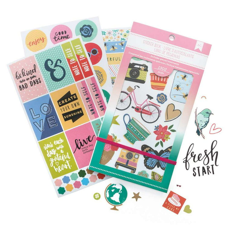 American Crafts Planner Stickers 12-Page Book 4.75X9-Everyday 