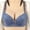 Blue, variant on Bigersell Sport Bras for Women Plus Size V-Neck Wire-Free Bra Support Women Sports Bras Padded T-Shirt Bra Style R-145 Basic Bra Strap Nylon Back-Smoothing Bra Feature Everyday Bras Underwear Black M