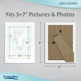 thumbnail image 6 of Icona Bay 5x7 White Picture Frames, 3 Pack, Exclusives Collection (US Company), 6 of 7