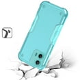 thumbnail image 4 of Designed for Motorola Moto G Power 5G 2024 Back Hybrid Slim Fit Thin Lightweight Hard PC Bumper Frame 2in1 Shockproof Armor Protection Phone Case Cover [Teal Mint], 4 of 11