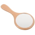thumbnail image 4 of Hytrove Small Handheld Mirror Makeup Mirror Wood Natural Wood Color 1Set 7.1x3.5x0.4In, 4 of 8