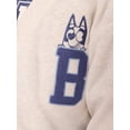 thumbnail image 6 of Bluey Girls Varsity Cardigan Sweater with Long Sleeves, Sizes 4-16, 6 of 6