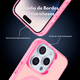 thumbnail image 2 of Funda Case Deluxe Ergonomica Compatible Con Magsafe De Mr. Gadgets, Con Tecnología Qi, Anticaídas, Máxima Protección, Para iPhone 15 PRO Color Rosa., 2 of 7