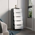 thumbnail image 3 of White 5-Drawer Rectangle Dresser, 3 of 5