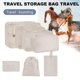 thumbnail image 5 of Bolsa para ordenar ropa, malla transpirable, impermeable, para vacaciones familiares, esquí, Camping, 5 of 6