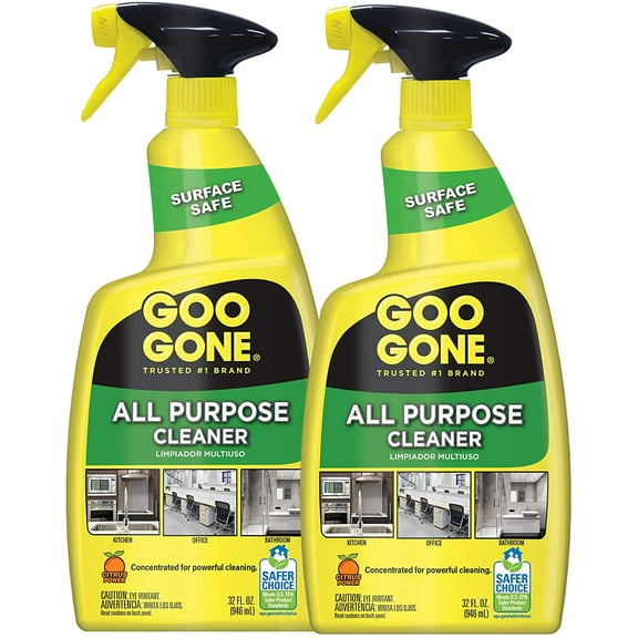 Goo Gone All-Purpose Cleaner - 32 Ounce (2 Pack)