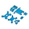 thumbnail image 1 of Remote Control Car Shock Mount Modification Metal Front Bumper Vehicle Rear Wing Set Replacement for WLtoys 144010 144001 144002 Blue, 1 of 7