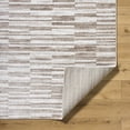 thumbnail image 3 of Hauteloom Cemach Living Room, Bedroom Area Rug - Contemporary - Light Silver, Sterling Gray, Silver Gray - 5'3" x 7'3", 3 of 6