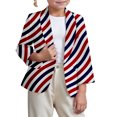 thumbnail image 1 of Girls' Independence Day Printed Suit Jacket, 1 of 5