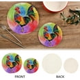 thumbnail image 5 of SKYSONIC 2 Pieces Colorful Rooster Pot Holders Set, Trivet Rainbow Hot Pads Potholder Cotton for Kitchen Weave Pot Mat Cooking Baking Decor Home, 5 of 7