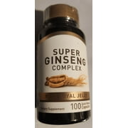 Super Ginseng Root 800mg 100 Caps with Royal Jelly/Manchurian Ginseng Non GMO