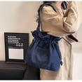 thumbnail image 3 of HLSOHJP Denim Bucket Bag Hobo Bags Women Underarm Shoulder Bag CrossBody Purse Cute Satchels College Travel Work Tote Handbag, 3 of 7
