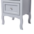 thumbnail image 4 of paproos Modern Bed Side Table Set of 2, Nightstand with with 2 Storage Drawers, Sofa Side Table for Living Room, Bedroom, Gray, 4 of 10