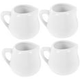 thumbnail image 5 of OATIPHO Ceramic Creamer Container White Easy Pouring for Storage 4Pcs, 5 of 8
