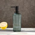 thumbnail image 3 of Pnellth 350ML Glass Refillable Soap Dispenser，Refillable Hand Soap Dispenser Round Bottles Dispenser Clear Press Portable Leak Proof Reusable Multifunctional Lotion Cosmetic, 3 of 8