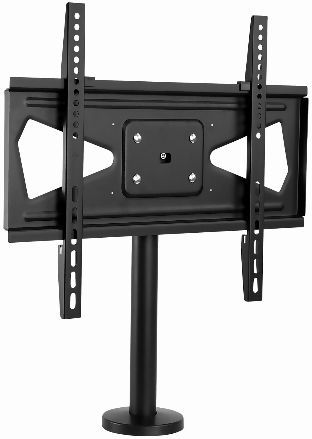 MountIt! Bolt Down TV Stand Heavy Duty Swivel Fits 32 55 Inch TVs
