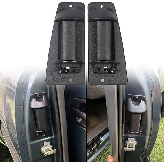Kojem Rear Door Handle Exterior Outside for 1999-2007 Silverado GMC Sierra 1500 2500 3500 Rear Extended Cab Pickup 15758172 15758171