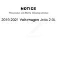 thumbnail image 2 of Transit Auto Front Rear Ceramic Pads and Disc Brake Rotors Kit for Car 2019-2021 Volkswagen Jetta 2.0L K8A-103314, 2 of 11