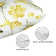 thumbnail image 3 of Honeii Sweet Honey Print Pillow Cases,Plush Throw Pillow Covers,Decorative Pillowcase for Sofa, Couch, Living Room-14"x20", 3 of 6