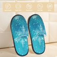 thumbnail image 2 of Balery Christmas Snow Pantuflas de Casa de Felpa Silenciosas con Diseño Estampado, Zapatillas Cómodas Antideslizantes de Algodón para Interior-Large, 2 of 8