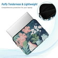thumbnail image 2 of FORMRS 13"-13.3" Laptop Sleeve Protective Case Soft Carrying Quilted Computer Bag Cover, Pink Flowers, 2 of 7