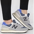 thumbnail image 3 of New Balance 574 Lifestyle Unisex Casual Shoes Sneakers [D] Gray NWT U574LGFG, 3 of 6