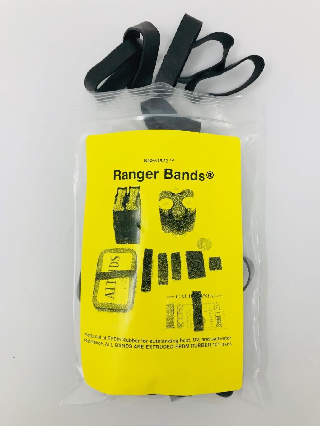 Ranger Bands® 80 Count Heavy Duty Rubber Bands From EPDM Rubber