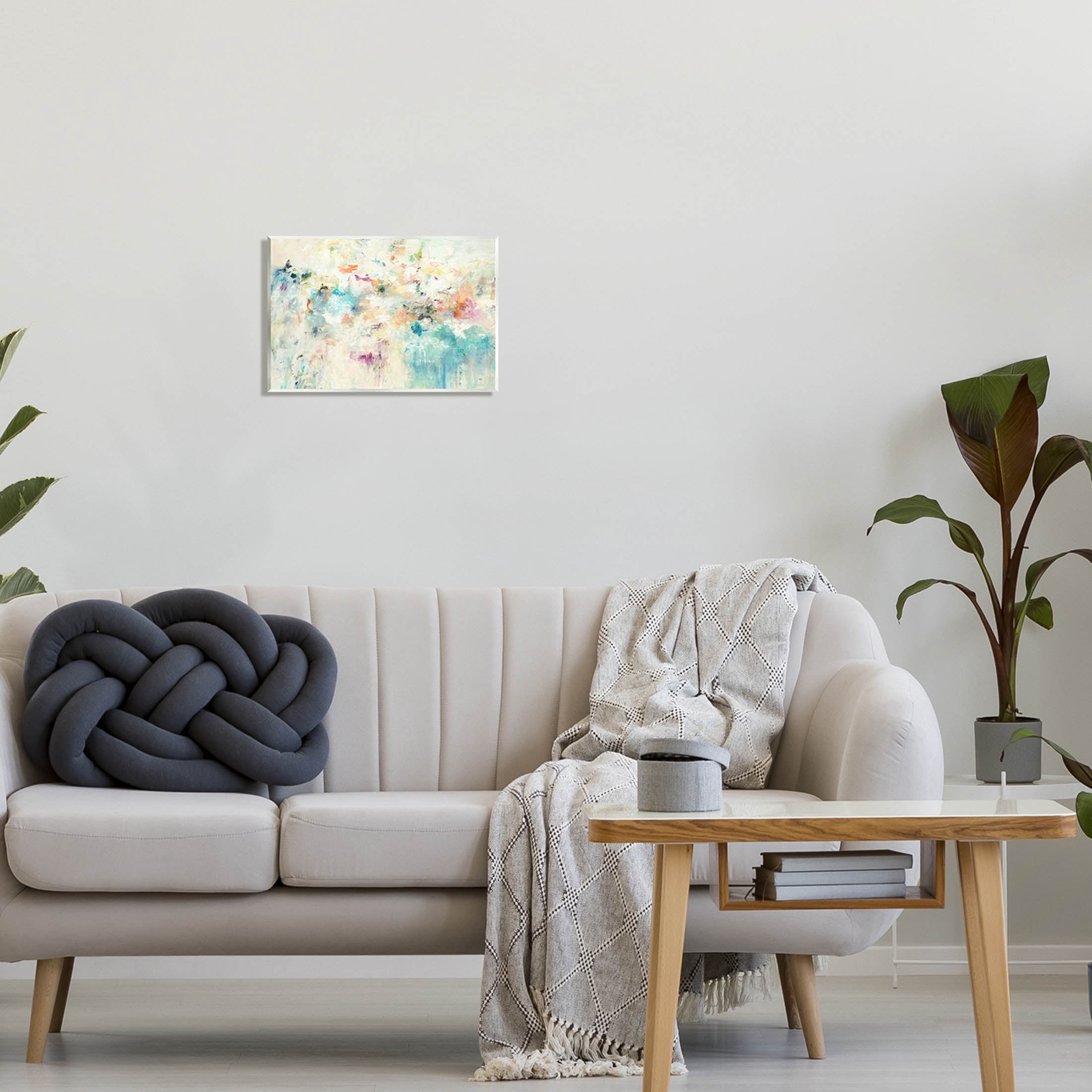 Stupell Industries Contemporary Abstract Composition Painting Unframed Art Print Wall Art, Design by Lisa Ridgers
