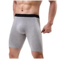 thumbnail image 2 of Clearance Under $5.00,Abomasnow Men's Low Waist Cotton Underwear Lightweight Anti-Chafing Moisture-Wicking Boxer Briefs on Clearance, 2 of 5