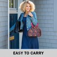 thumbnail image 6 of Pioneer Flower Drawstring Lunch Bag Women - Drawstring Lunch Bag Insulated for Work Office - Stain-Resistant Large Lunchbags for Women with Multi-Pockets, 6 of 6