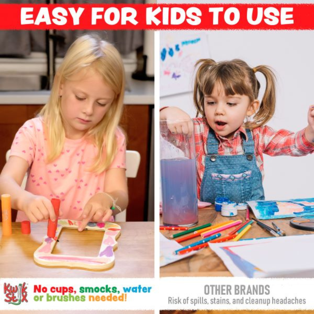 Kwik Stix Solid Tempera Paint Earth Tones 6 Per Pack 3 Packs (TPG676-3)