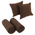 thumbnail image 1 of Blazing Needles 4 Piece Twill Corded Throw Pillow Set, 1 of 2
